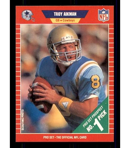 Amazon.com: Troy Aikman Rookie Card 1989 Topps Traded #70T